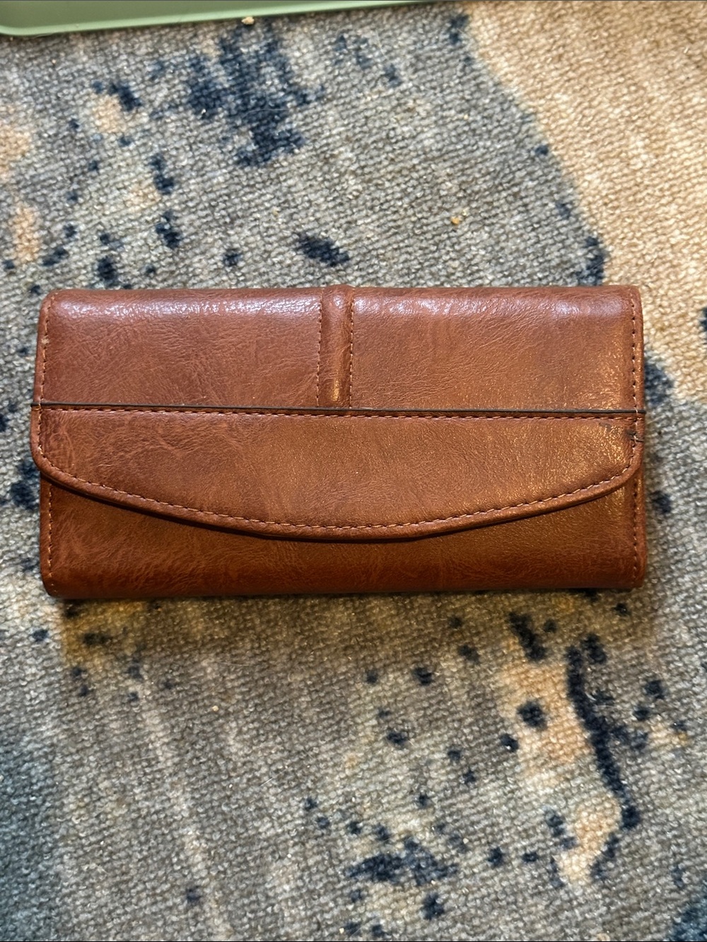 Brown Leather Women's Wallet - Classic Fold Clutch